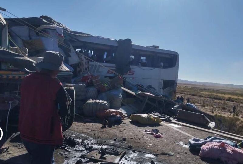 Accidente Bus Bolivia-Chile | Fuente: La Razón