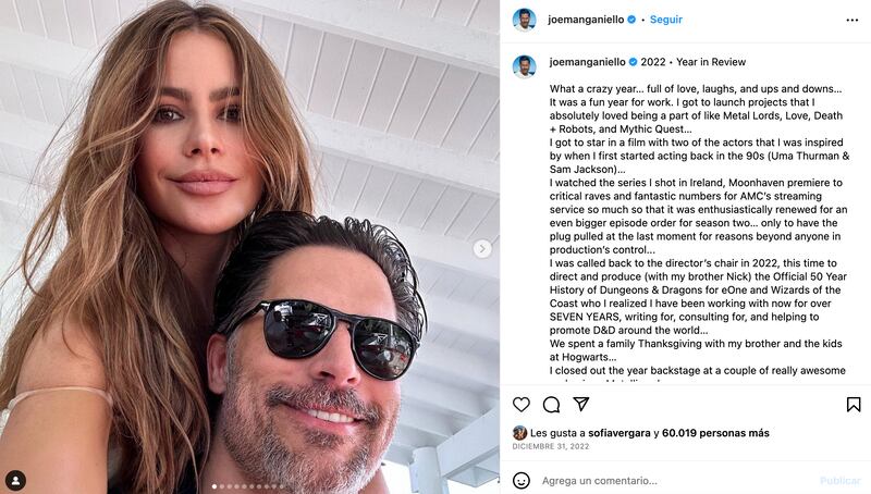 Sofía Vergara y Joe Manganiello