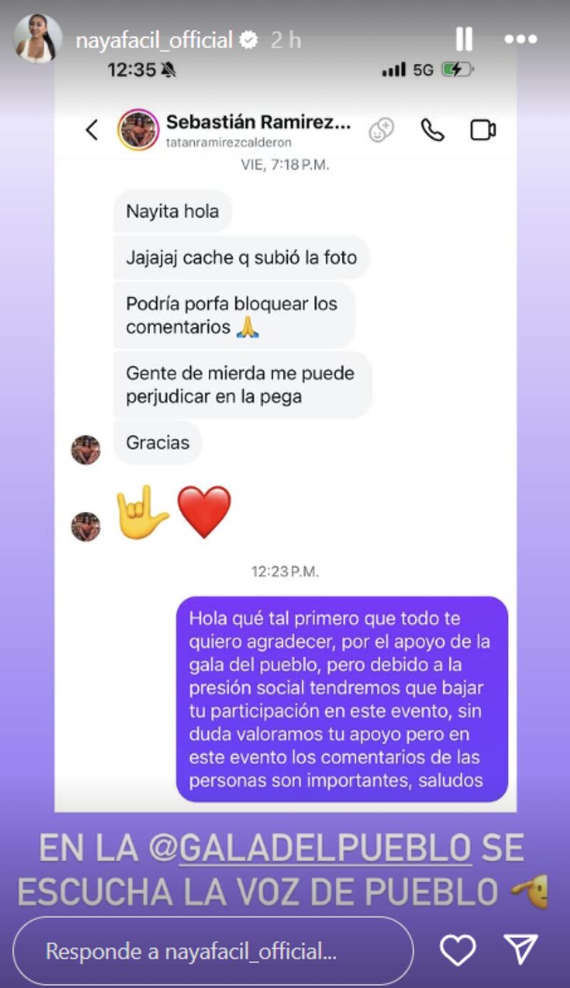 Historia de Naya Fácil | Instagram