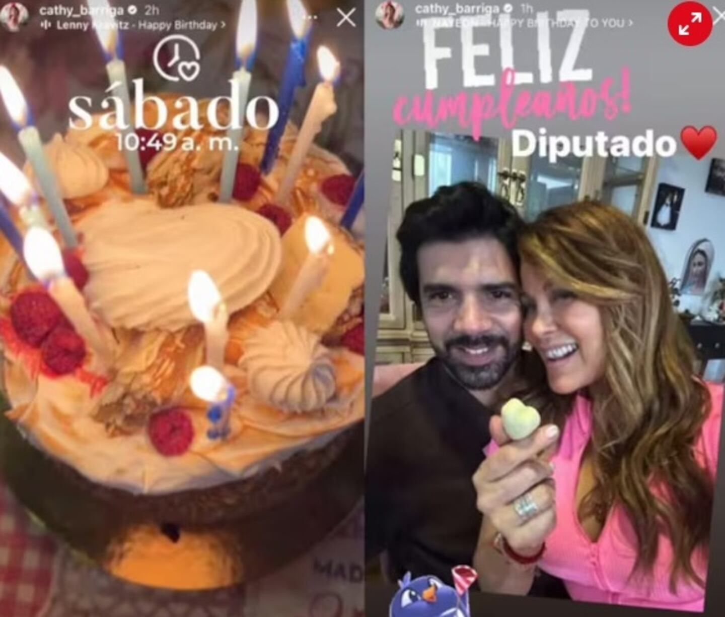 Cathy Barriga Reaparece En Sus Redes Sociales Con íntimas Fotografías De Su Celebración De 0439