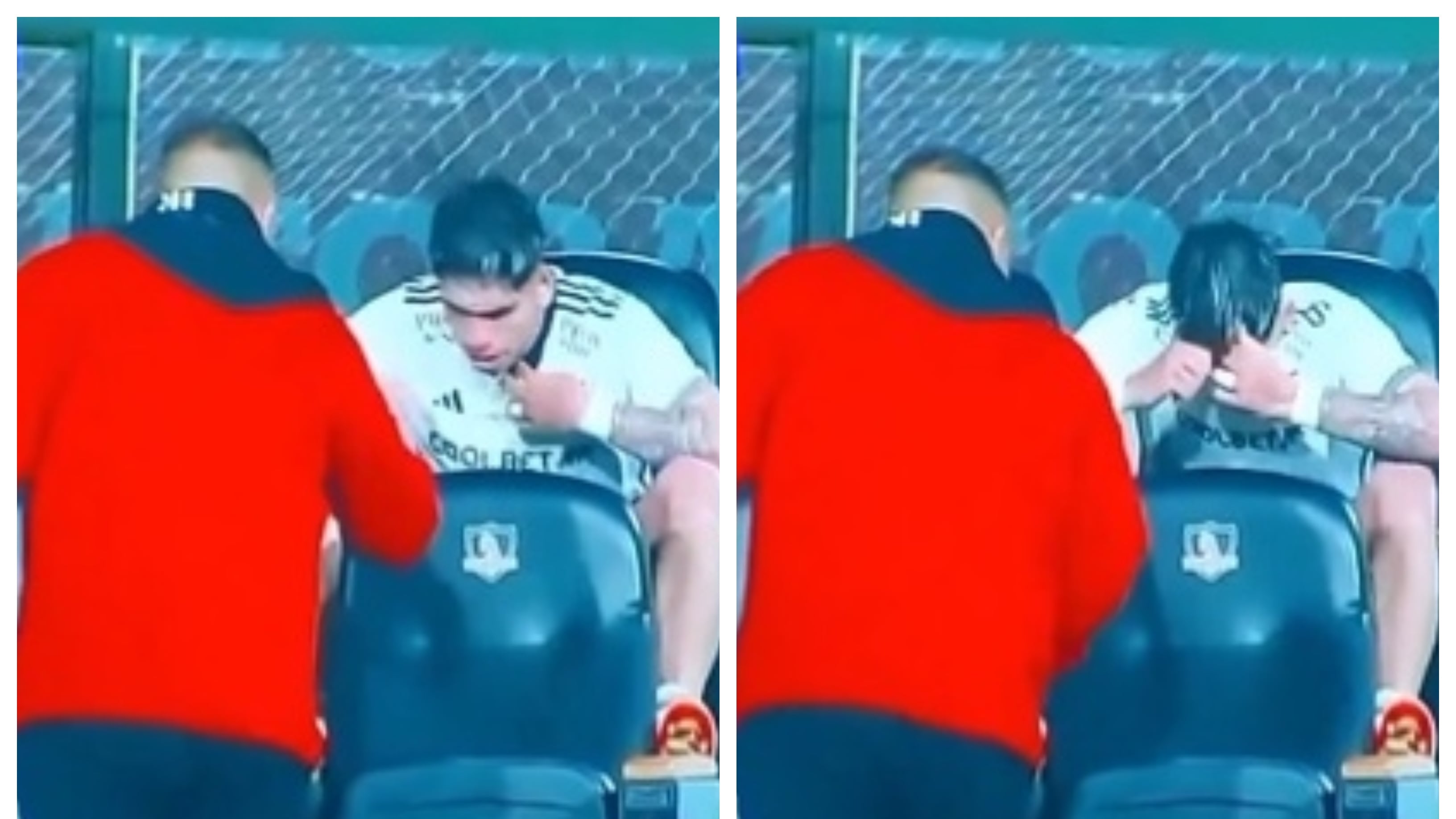 Los usuarios de redes sociales y algunos comentarista deportivos criticaron a Palacios y apoyaron a Almirón en la discusión que ambos tuvieron en el partido de Colo Colo y Deportes Copiapó.
