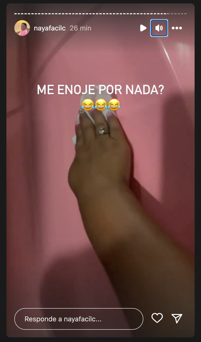 Historias de Naya Fácil | Fuente: Instagram