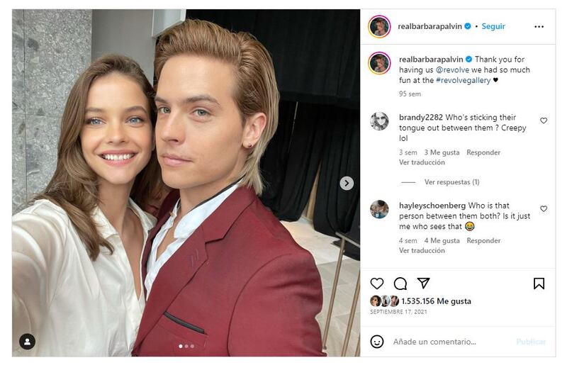 Barbara Palvin y Dylan Sprouse comenzaron una relación en 2018