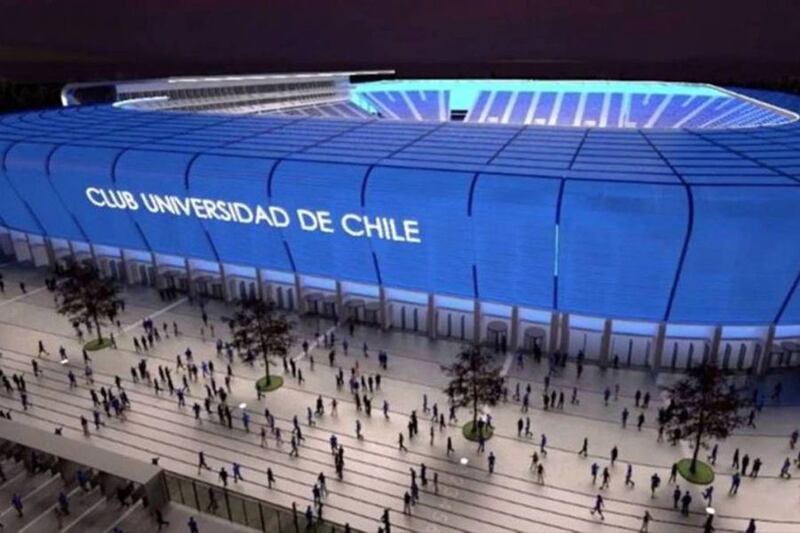 La maqueta del estadio de la U