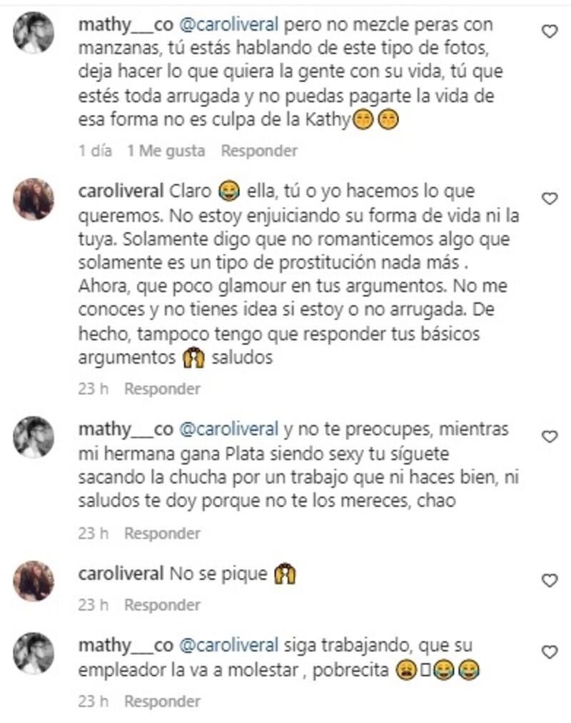 El hermano de Kathy Contreras se enfrascó en una fuerte discusión con una seguidora de la mediática, que le criticó haber ingresado a la plataforma de contenidos para adultos.