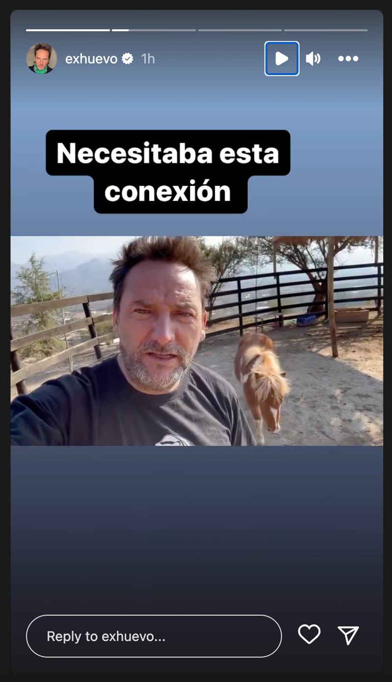 Historias de Daniel Fuenzalida | Fuente: Instagram