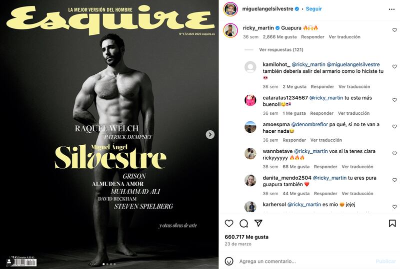 Miguel Angel Silvestre en portada de 'ESQUIRE'