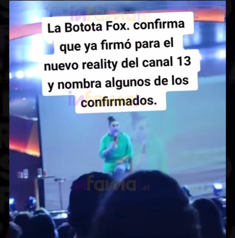 Aún no está confirmada, pero todo indica que Botota Fox ya es parte del nuevo reality de Canal 13 “Tierra Brava”. Si bien, tiempo atrás adelantó que ingresaría junto a Pamela Díaz, ahora entregó más detalles durante una presentación de stand up comedy.
“Oye ya está firmado el contrato”, comentó como parte de su rutina, bromeando que recién ahora se viene a enterar que el programa será grabado en una granja en Perú, a la salida de la ciudad de Lima.
“Ahora me estoy enterando de cómo es el reality. Voy a tener que chup... a un perro o a un chancho”, chacoteó fiel a su estilo deslenguado, según se ve en un video compartido por la cuenta Infama.