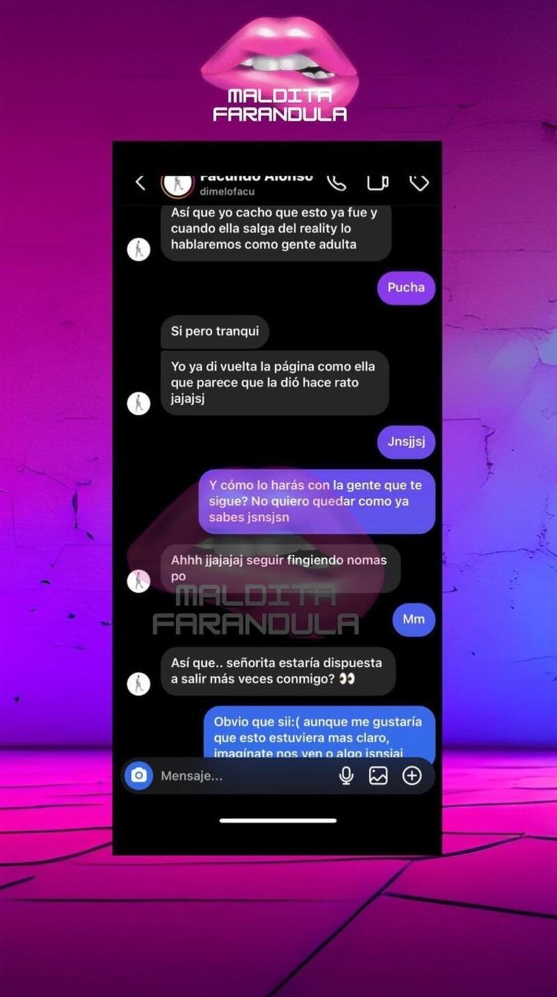 Filtran supuesto chat de pololo de Skarleth Labra.