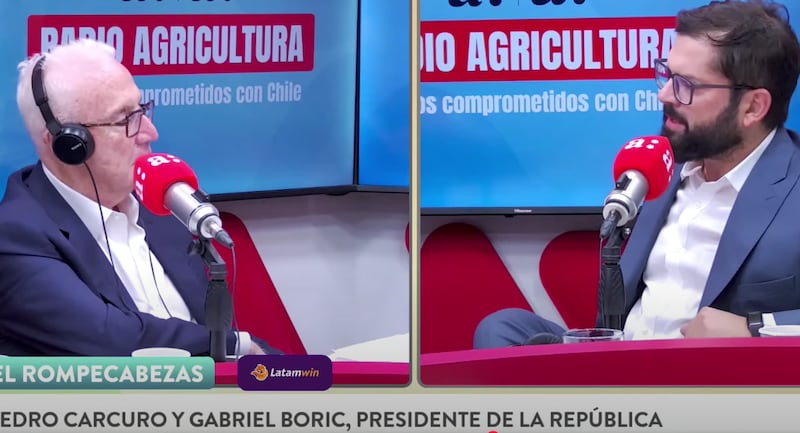 El presidente Gabriel Boric fue invitado al programa El Rompecabezas del periodista Pedro Carcuro.